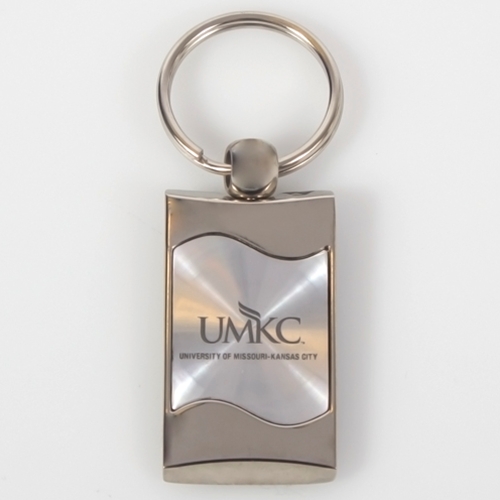 UMKC Silver Keychain
