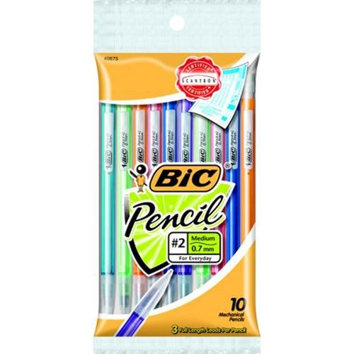 Bic Xtra Sparkle Assorted Mechanical Pencil Set of 10