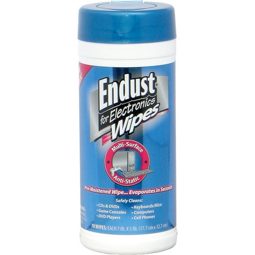 Endust Anti-Static Pop-Up Cleaning Wipes 70 Count