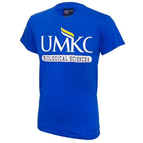 UMKC Biological Sciences Royal Blue Crew Neck T-Shirt