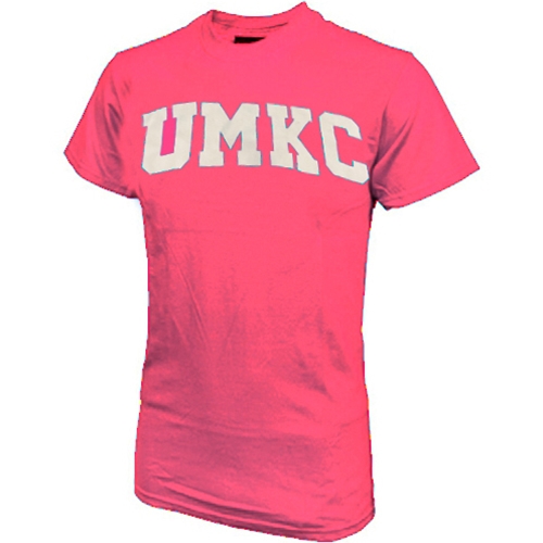 UMKC Roos Coral Crew Neck T-Shirt