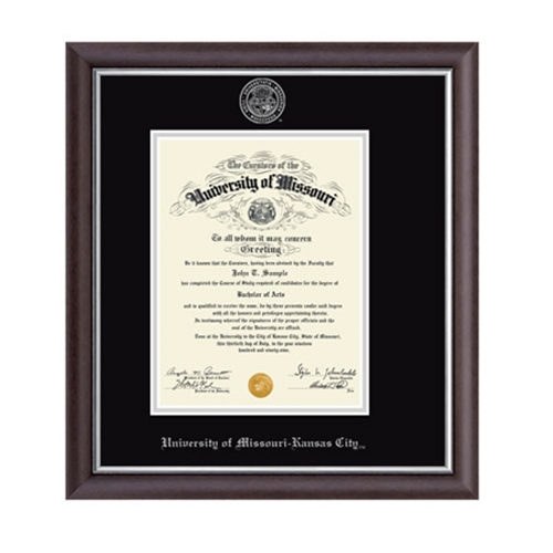University of Missouri Kansas City Devonshire Diploma Frame