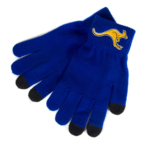 UMKC Roos iText Royal Blue Gloves