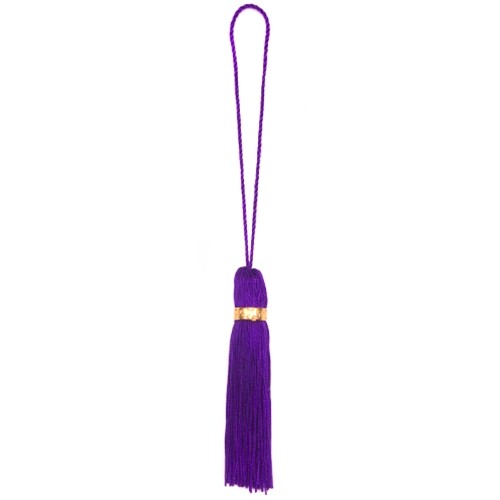Purple with Seal Charm Law Stubby Tassel