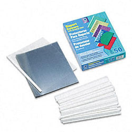 C-Line Vinyl Clear Report Cover 50 Count
