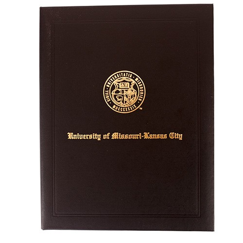University of Missouri- Kansas City Official Seal Diploma Cover
