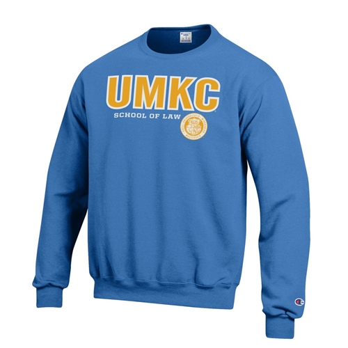 UMKC Bookstore - UMKC School of Law Blue Crew Neck Sweatshirt