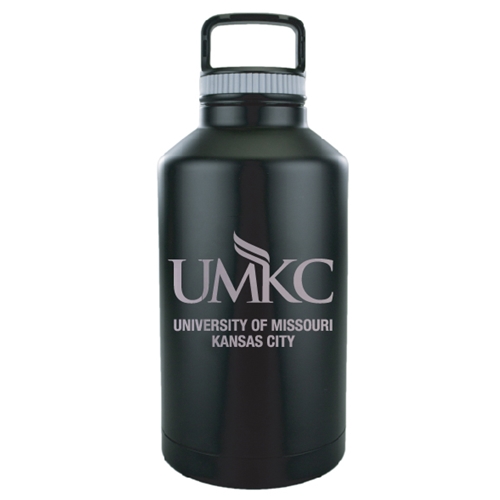 UMKC University of Missouri Kansas City Black Growler