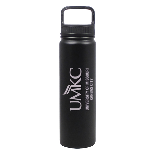 UMKC University of Missouri Kansas City Black Vacuum Insulated Water Bottle