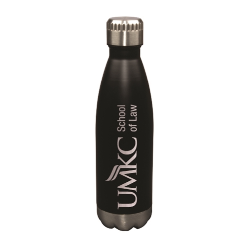 UMKC School of Law Black Water Bottle