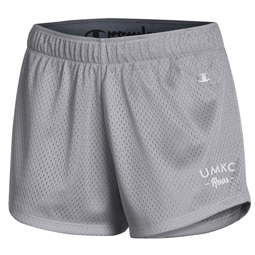 UMKC Roos Champion Juniors' Grey Mesh Athletic Shorts