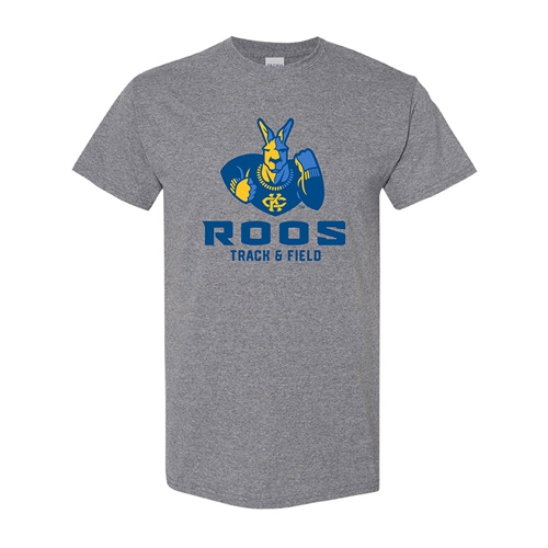 UMKC Roos Track and Field Full Chest Tee